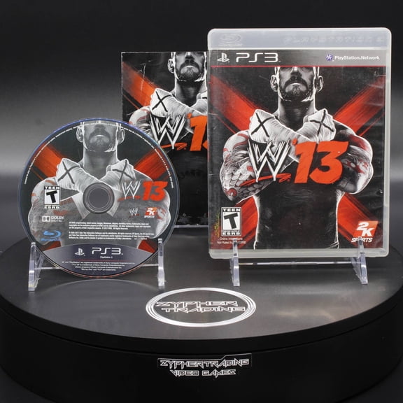 Restored WWE '13 Sports Game Physical Video Game for PlayStation 3, 4 Players