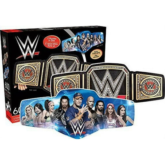 WWE (2 Sided, Shaped Puzzle)