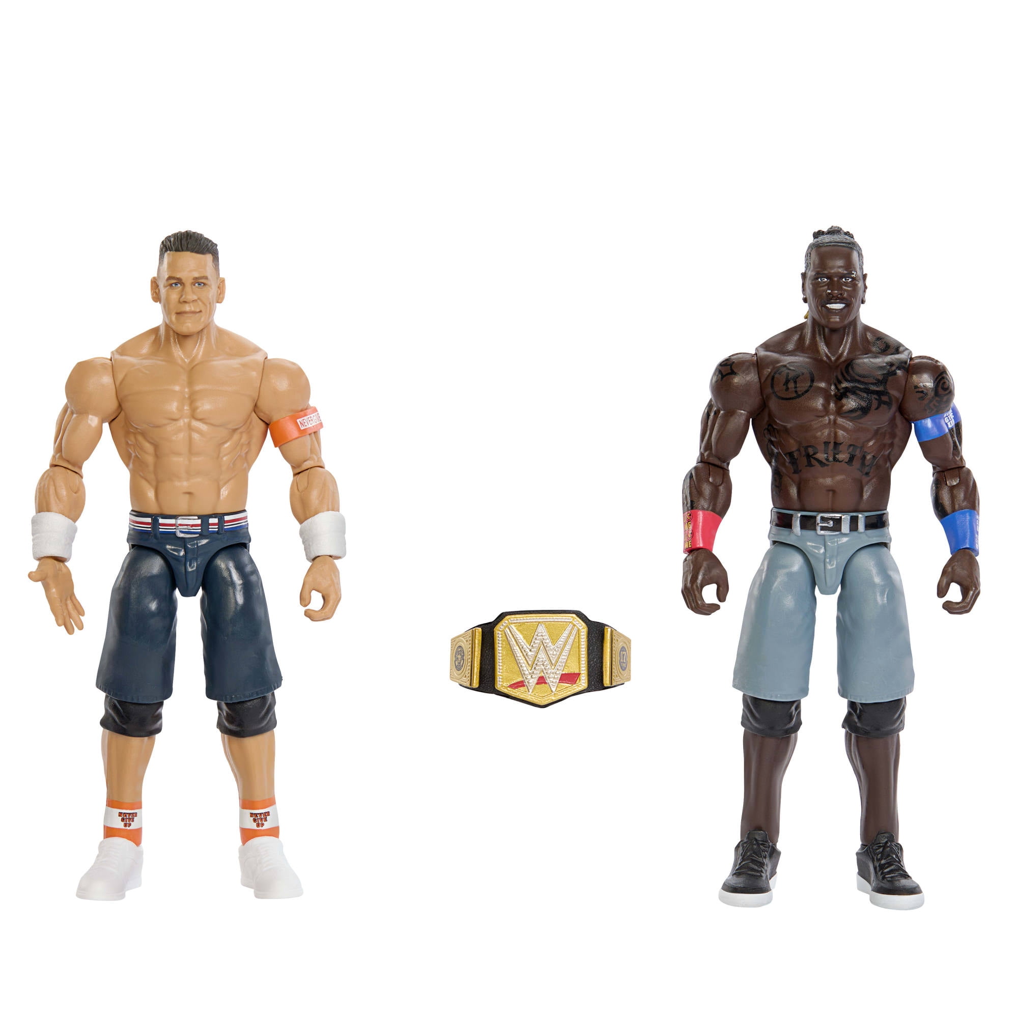 WWE Main Event Showdown John Cena vs Ron Killings Action Figures Set, Series #28, 6-inch Collectibles