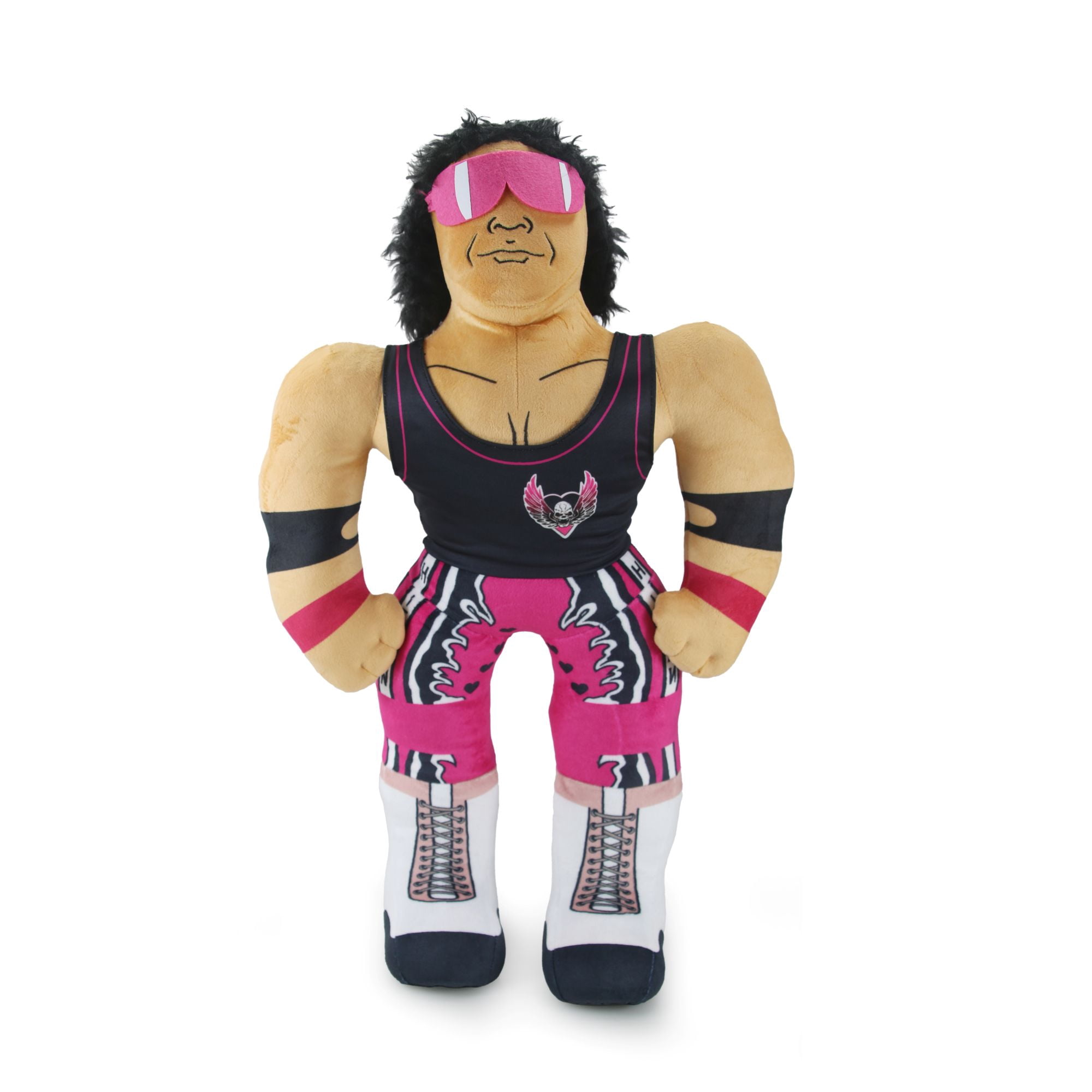 WWE 23" Full Body Plush Bret Hart, Stuffed Action Figure, Children Ages 3+