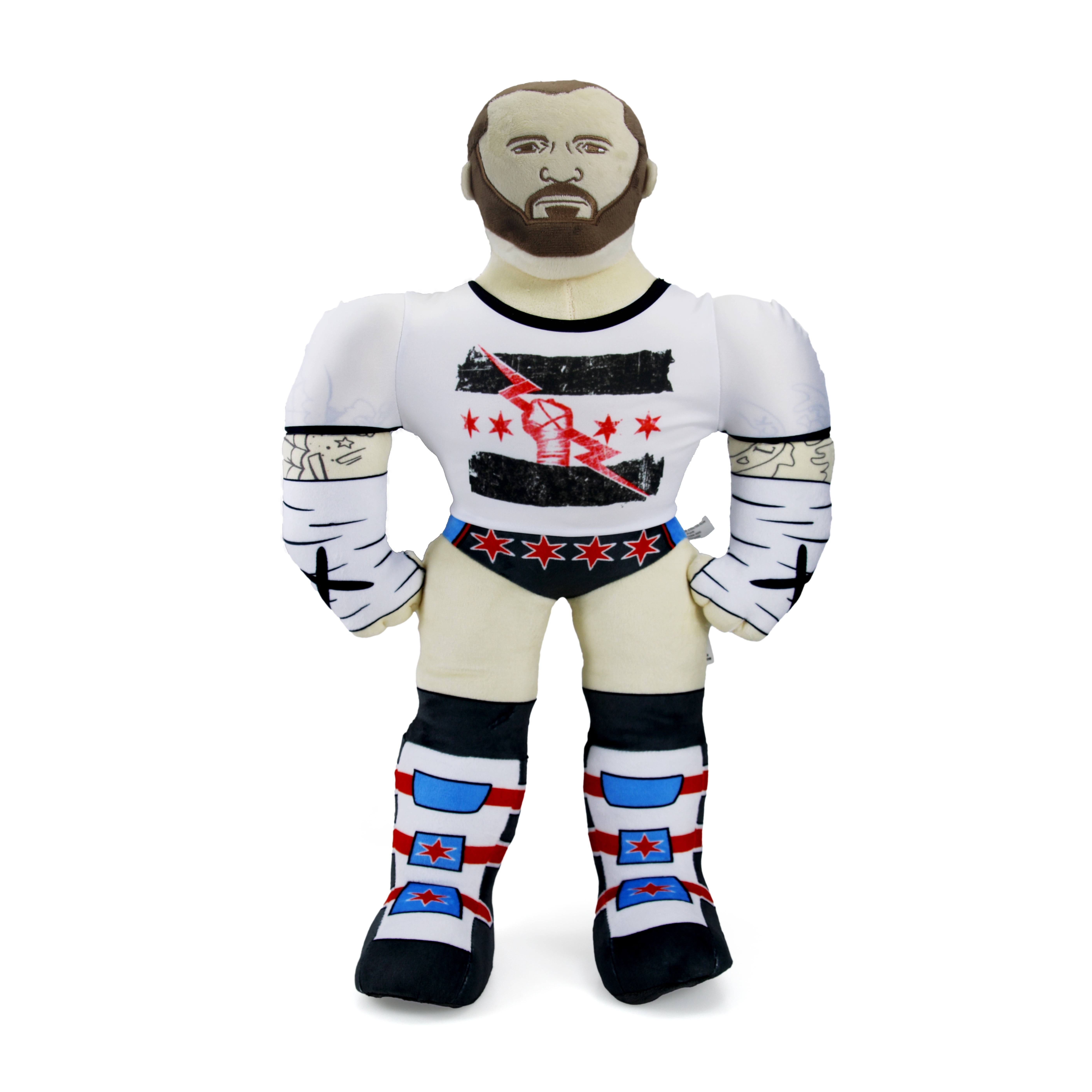 WWE 23" Full Body Plush "CM Punk", Stuffed Action Figure, Children Ages 3+