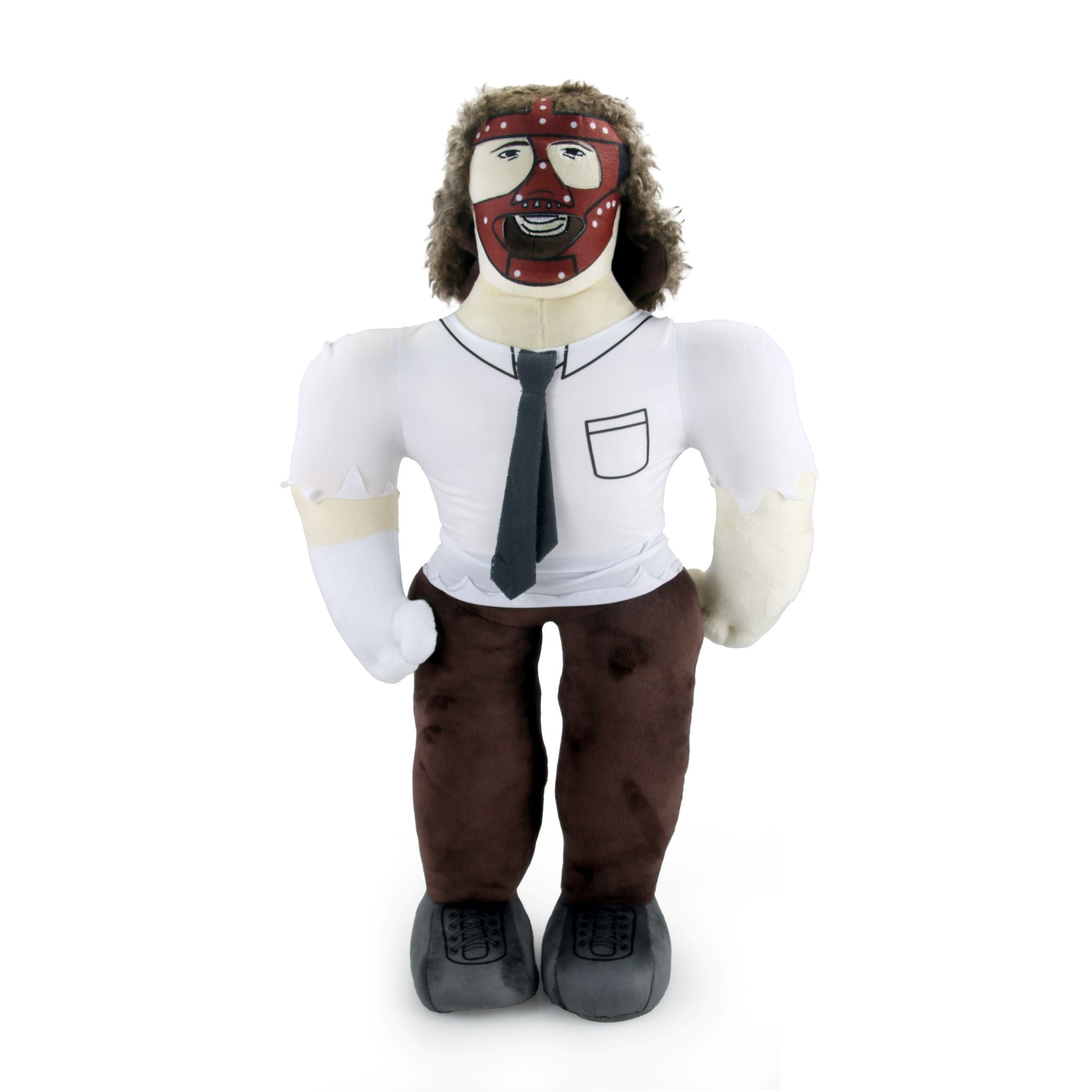 WWE 23" Full Body Plush Mankind, Stuffed Action Figure, Children Ages 3+