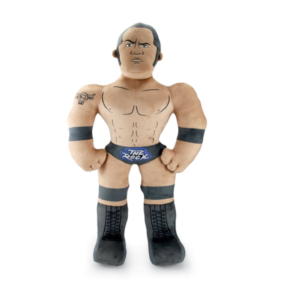 WWE 23" Full Body Plush The Rock, Stuffed Action Figure, Children Ages 3+