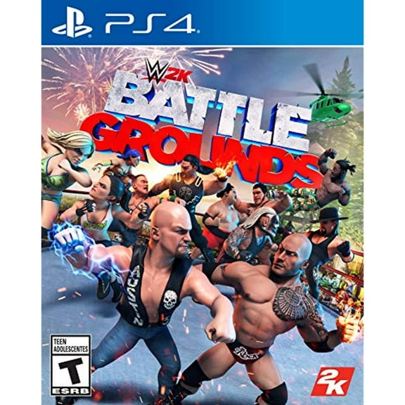 WWE 2K Battlegrounds LATAM Spanish/English/French PS4 [video game]