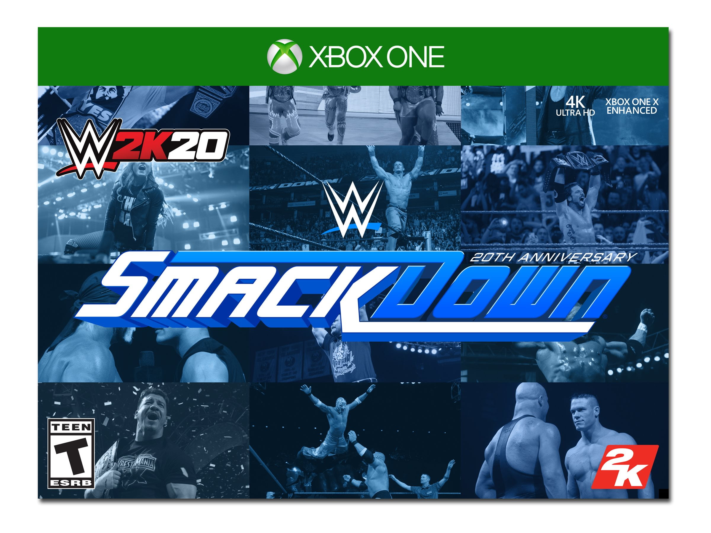 WWE 2K20 SmackDown! 20th Anniversary Edition, 2K, Xbox One, 710425595424