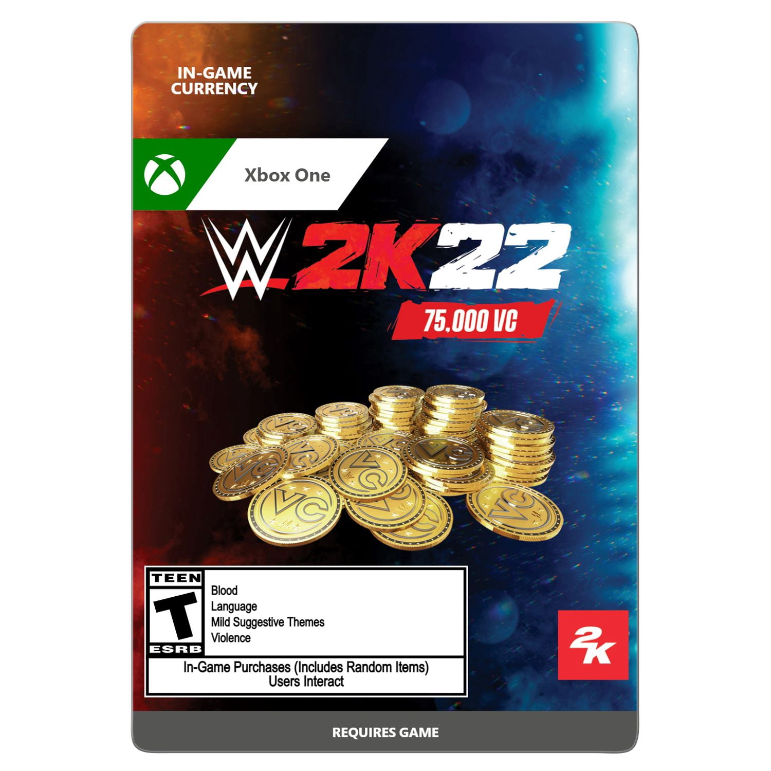 WWE 2K22 75,000 Virtual Currency Pack - Xbox One [Digital]