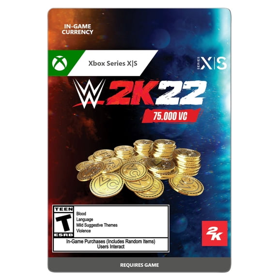 WWE 2K22 75,000 Virtual Currency Pack - Xbox Series X|S[Digital]