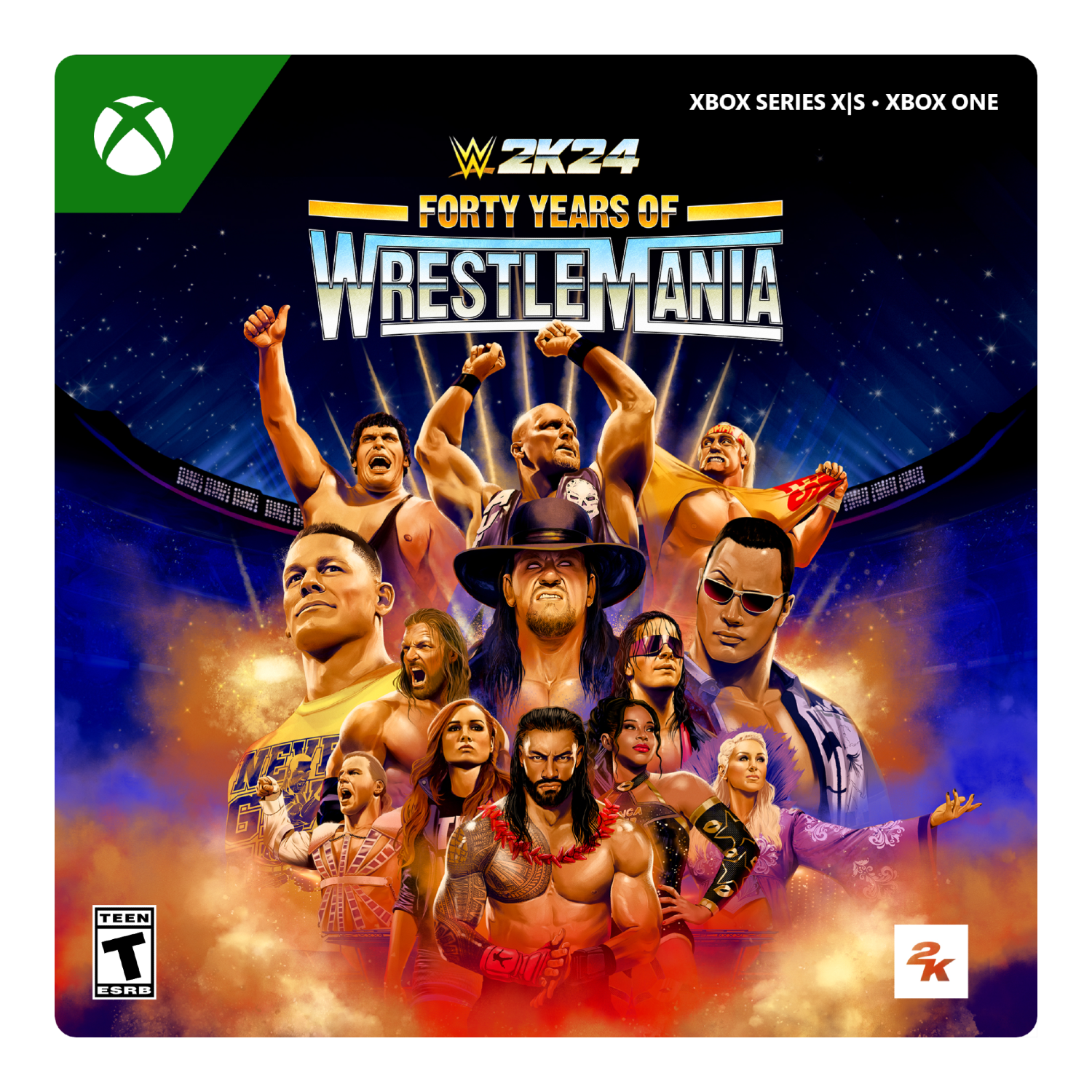 WWE 2K24: 40 Years of Wrestlemania Edition - Xbox One, Xbox Series X