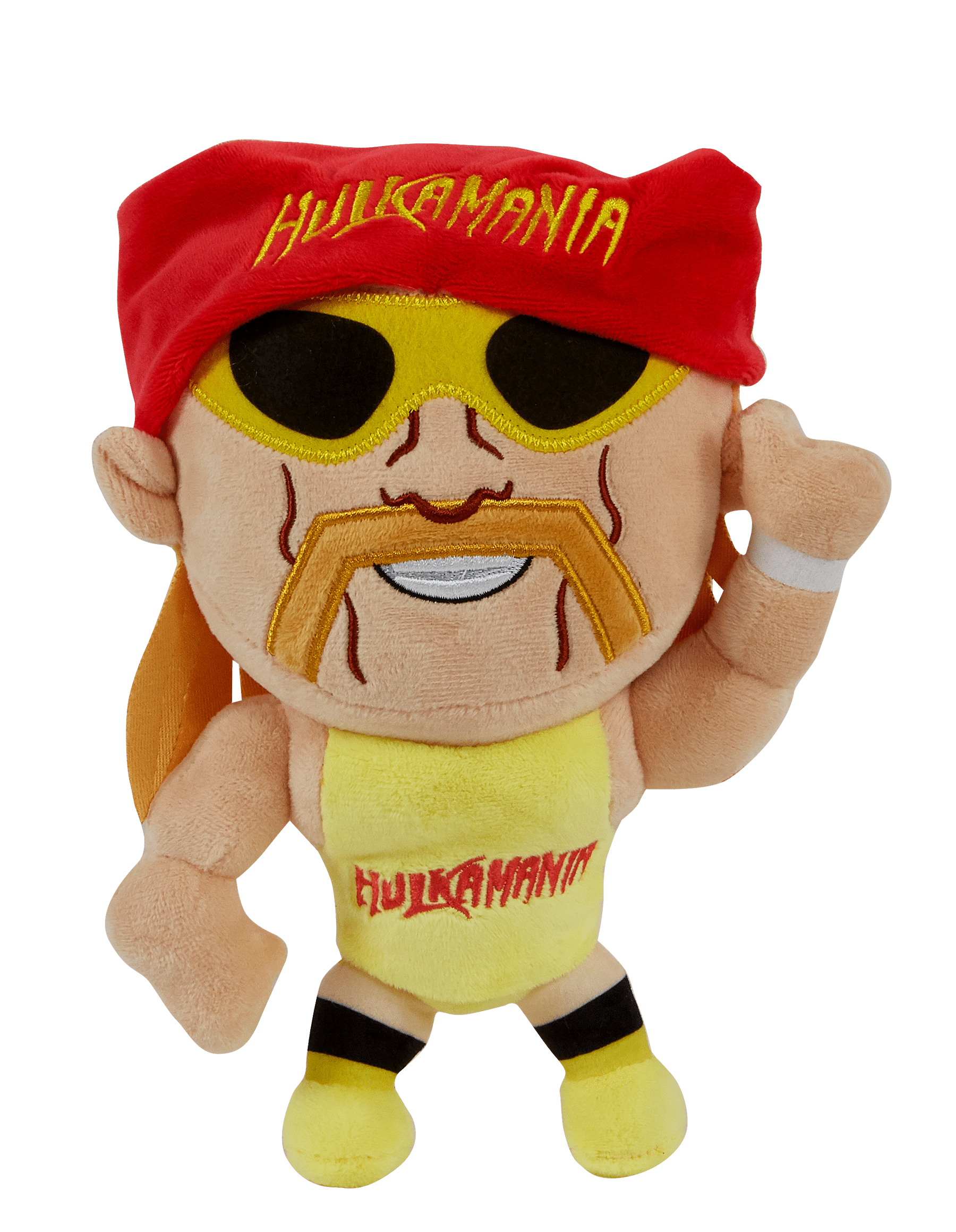 WWE 9" Plush Classic Hulk Hogan, Stuffed Action Figure, Children Ages 3+(Selections May Vary)