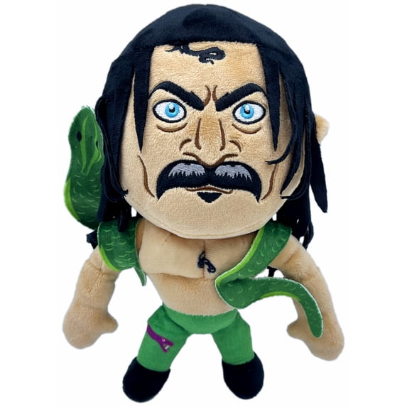 WWE 9" Plush Jake "The Snake" Roberts, Stuffed Action Figure, Children Ages 3+