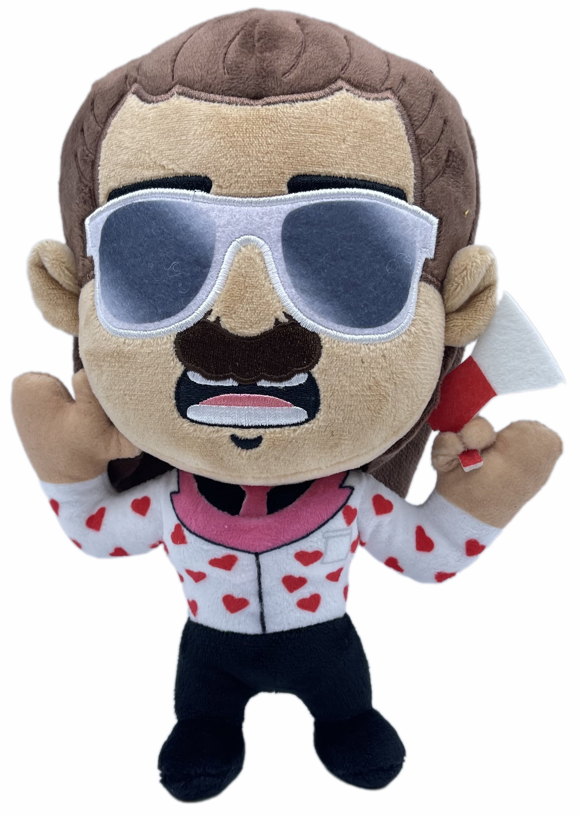 WWE 9" Plush Jimmy Hart, Stuffed Action Figure, Children Ages 3+