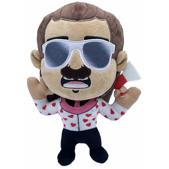 WWE 9" Plush Jimmy Hart, Stuffed Action Figure, Children Ages 3+