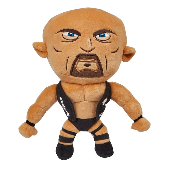 WWE 9" Plush Stone Cold, Stuffed Action Figure, Children Ages 3+
