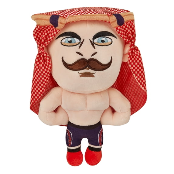 WWE 9" Plush The Iron Sheik, Stuffed Action Figure, Children Ages 3+
