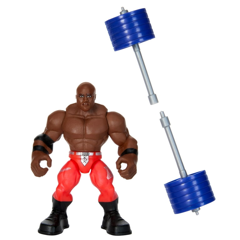 WWE Action Figure Knuckle Crunchers Bobby Lashley with Battle