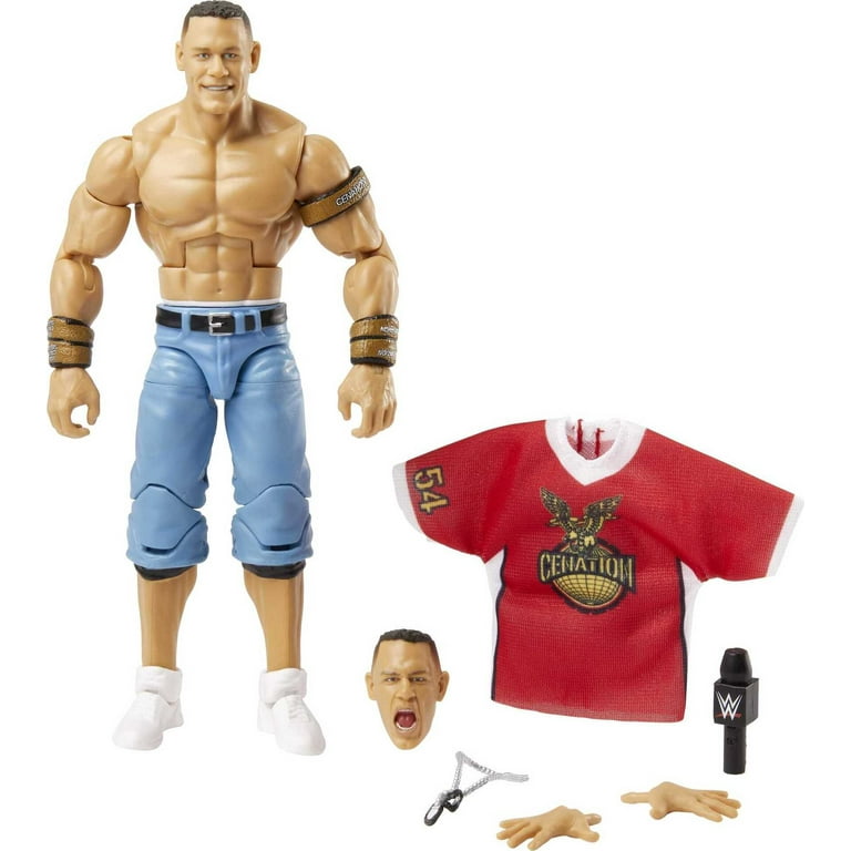 Wwe john cena on sale elite action figure