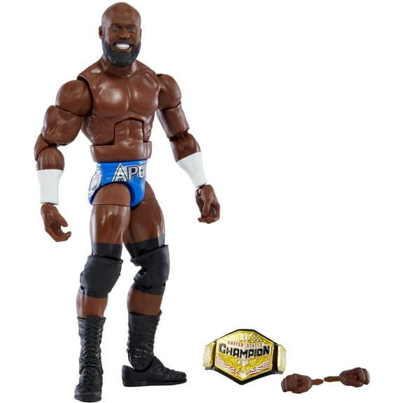 WWE Apollo Crews Elite Collection Action Figure, 6-in Posable Collectible