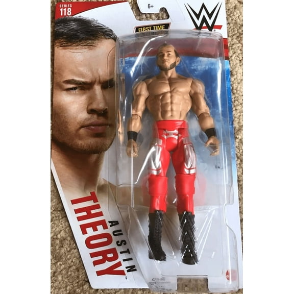 WWE Austin Theory series 118 Chase action figure RED PANTS