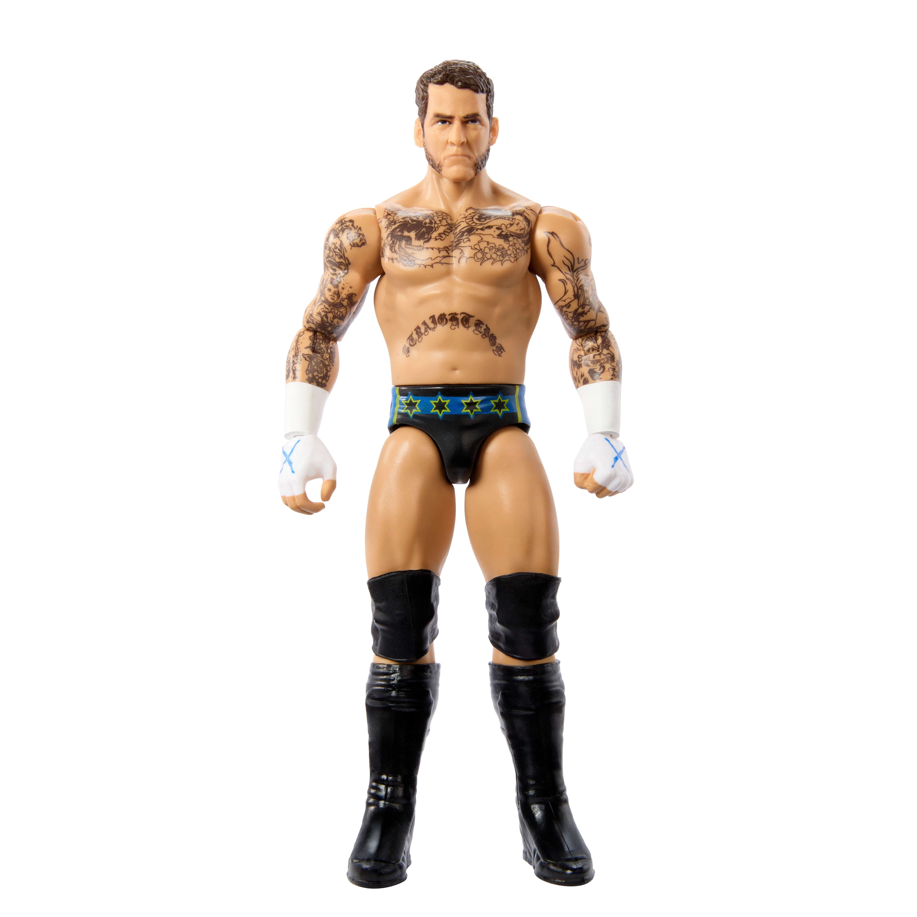 WWE CM Punk Action Figure, 6-inch Collectible Superstar with
