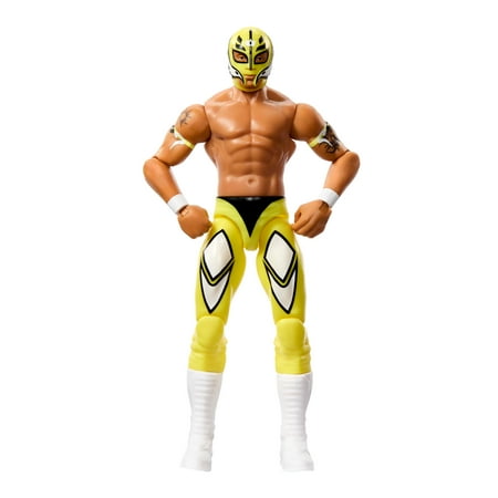 WWE Rey Mysterio Action Figure, 6-inch Collectible Superstar with Articulation & Life-Like Look