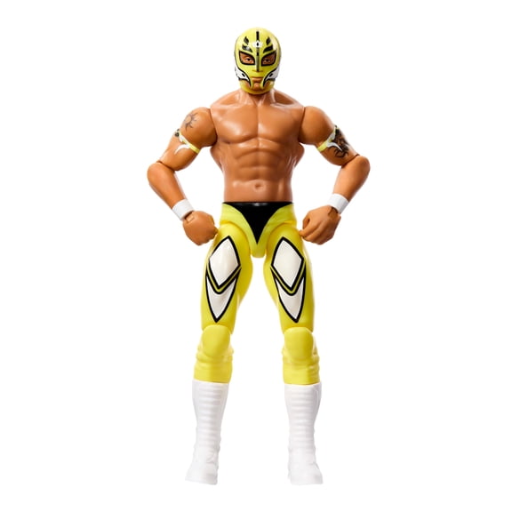 WWE Rey Mysterio Action Figure, 6-inch Collectible Superstar with Articulation & Life-Like Look