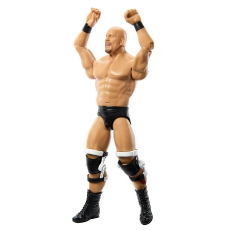 WWE Stone Cold Steve Austin Action Figure, 6-inch Collectible Superstar with Articulation