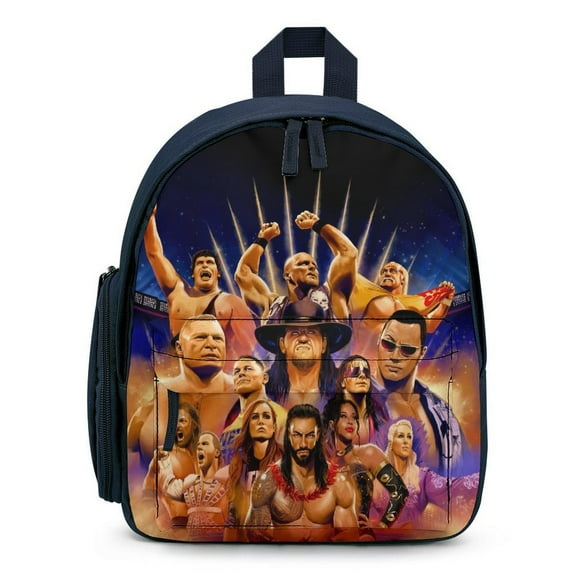WWE Backpack, Lightweight Casual Daypack, Durable Backpack for Daily Use Work Travel, 12.6x9.4x5.9 Inch