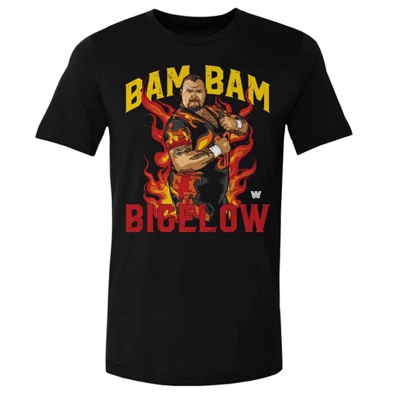 WWE Bam Bam Bigelow Unisex All Size S To 5Xl T-shirt 2025 #2 ,Black Color,Size M