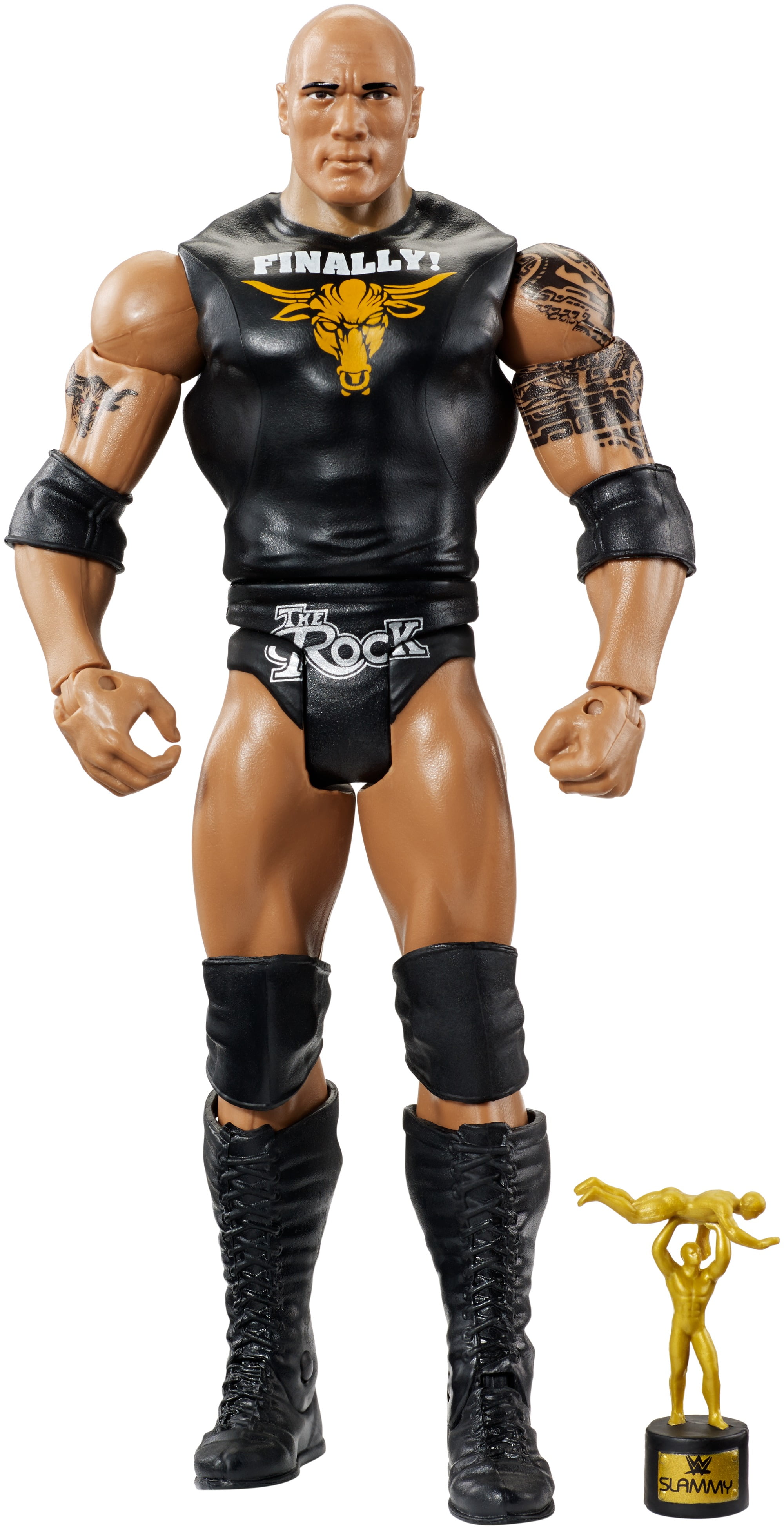 WWE Basic The Rock Figure - Walmart.com