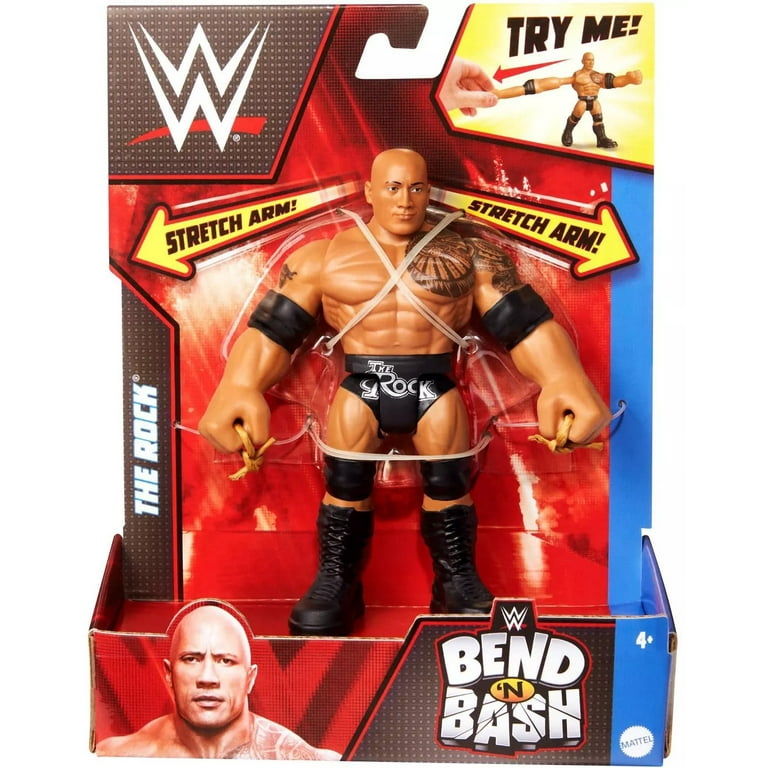 WWE THE ROCK フィギュア WWE The Rock 6-inch Articulated Action Figure with Ring Gear