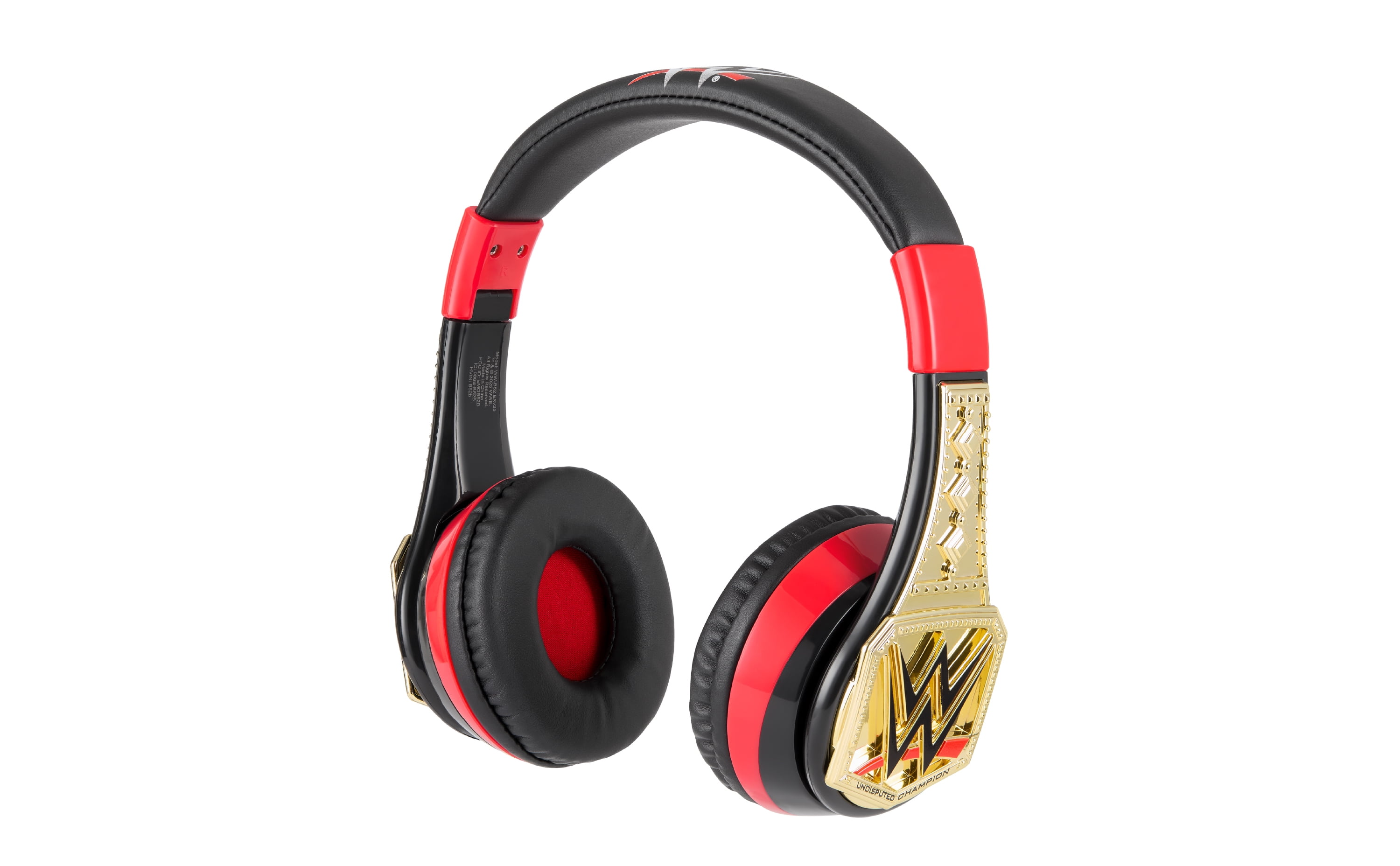 eKids WWE Bluetooth Headphones, Wireless with Microphone Includes Aux Cord