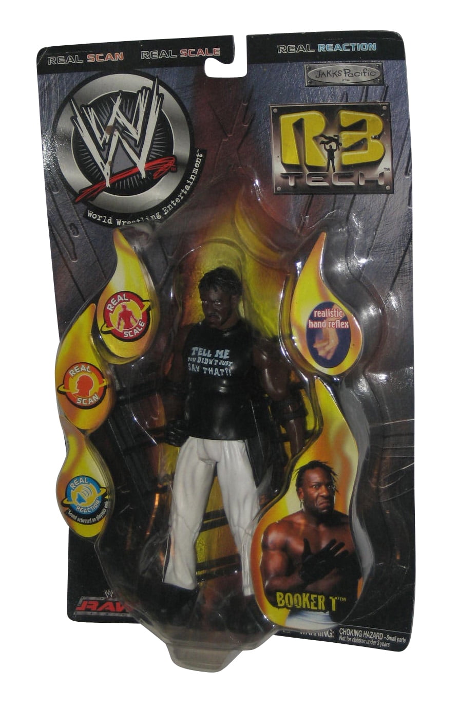 WWE Booker T R 3 Tech Wrestling Jakks Pacific WWF Action Figure