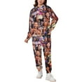 thumbnail image 1 of WWE Boys 2 Piece Tracksuit Athletic Sweatsuits Sets Hooded Sweatshirt And Jogger Sweatpants Clothing Sets for Kids, 1 of 8