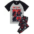 thumbnail image 1 of WWE Boys Grey Short Sleeve Long Leg Pyjama Set, 1 of 5