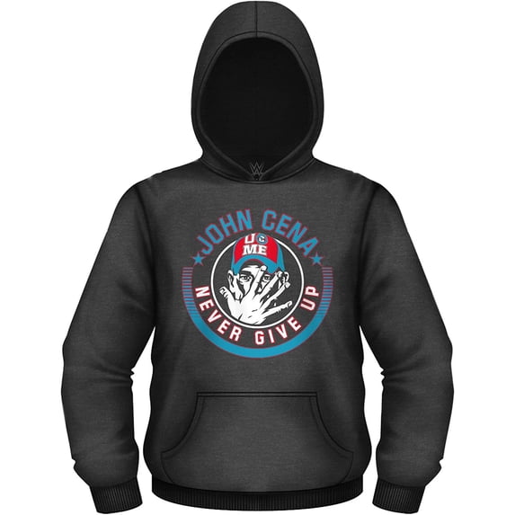 WWE Boys John Cena Hoodie Color (Charcoal Heather) & Size (XL)