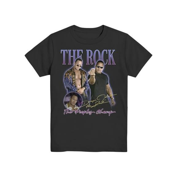 WWE Boys The Rock, Crew Neck, Short Sleeve, Graphic T-Shirt, Sizes 4-18