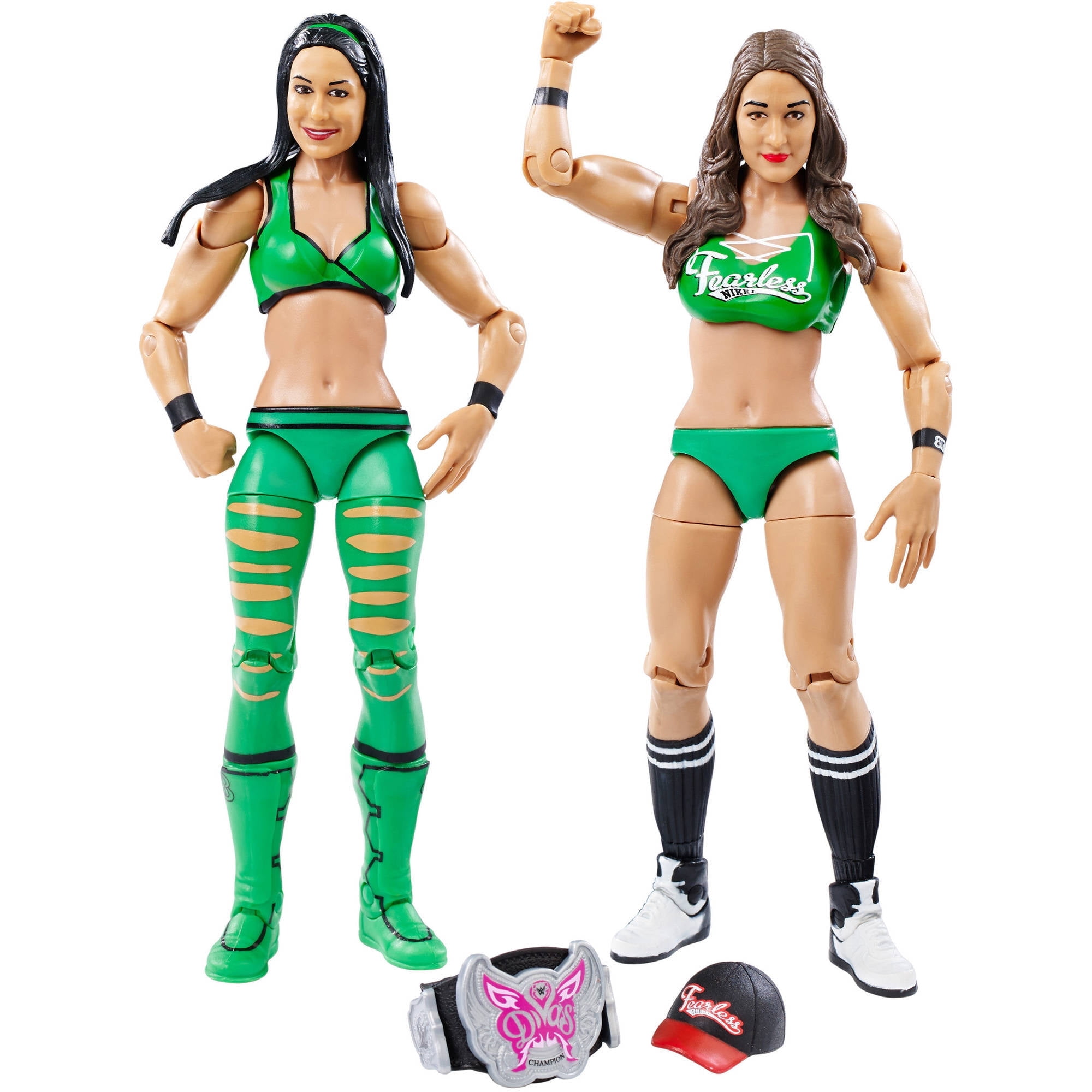 WWE Brie & Nikki Bella Figures 2-Pack - Walmart.com
