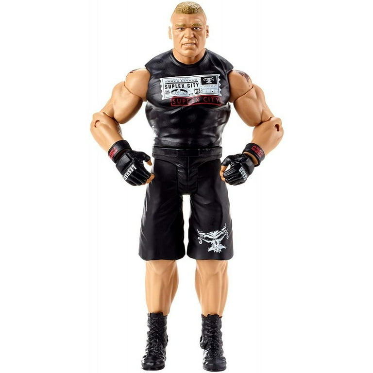 WWE Brock Lesnar 6-inch Articulated Action Figure with Ring Gear