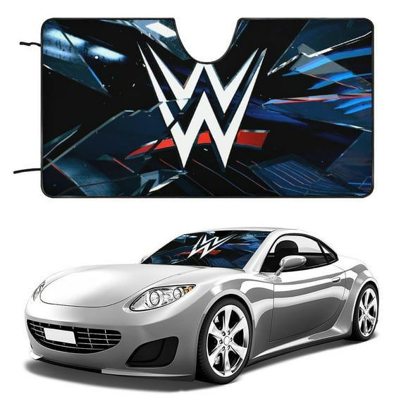WWE Car Windshield Sun Shade - Foldable Windshield Sun Shade, Reflector Sunshade, Summer Sunshield for Car Window Shades 51"x28"