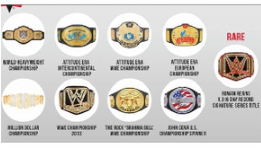 WWE Championship Title Slap Bands - Series 2 Action Figure Blind Bag, Children Ages 3+