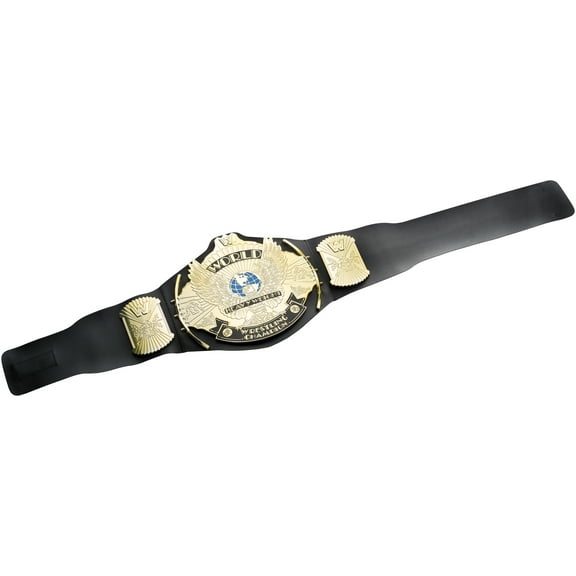 WWE Championship Title Winged Eagle Belt, Adjustable for Kid Role Play