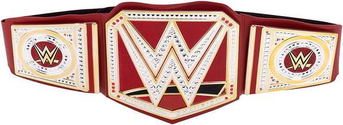 WWE Championship Universal Title Belt Badge of Honor Red
