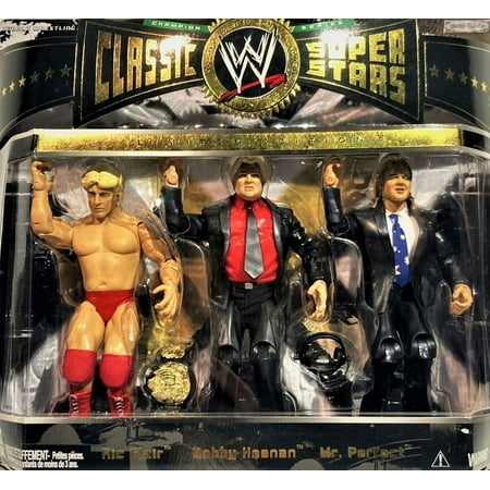 WWE Classic SuperStars Ric Flair, Bobby Heenan & Mr Perfect Action Figure, 5-7 Years, Multicolor