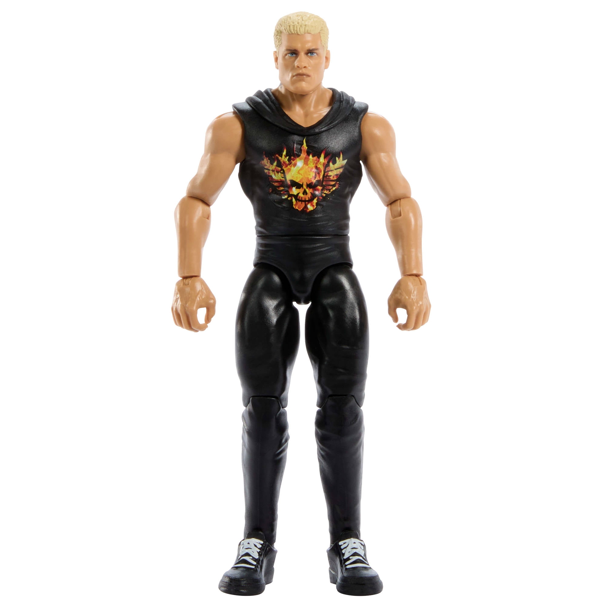 6-inch Black and Beige Articulated WWE Action Figure