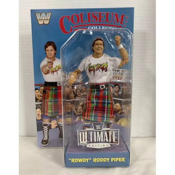 WWE Coliseum Collection Ultimate Edition Rowdy Roddy Piper 6" Wrestling Figure