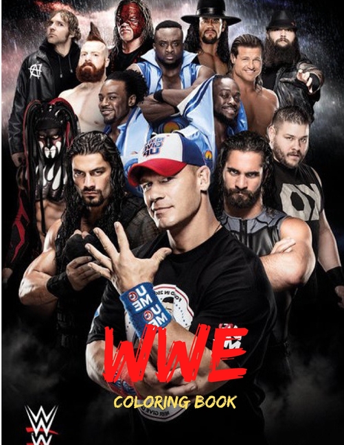 WWE Coloring Book : New Way For Taking Part In Indoor Activity While