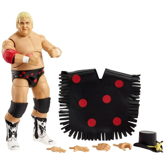 WWE Dusty Rhodes Elite Collection Action Figure, 6-In/15.24-Cm Posable Collectible