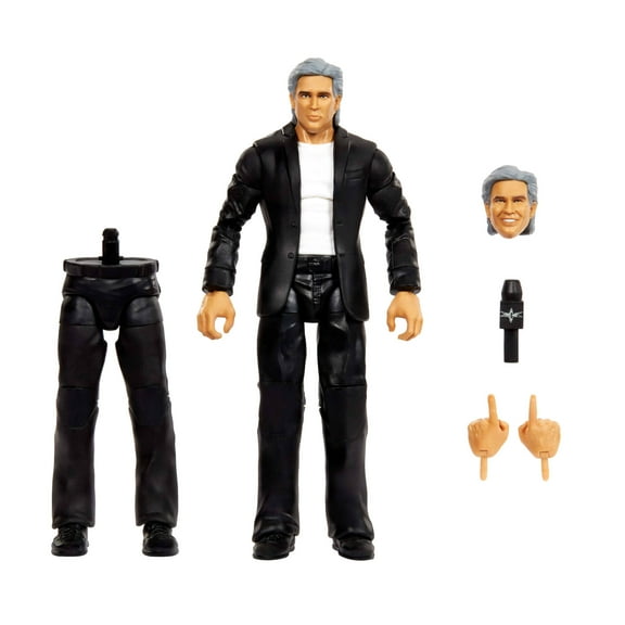 WWE Monday Night War Elite Collection Eric Bischoff Action Figure & Accessories 6-inch Set