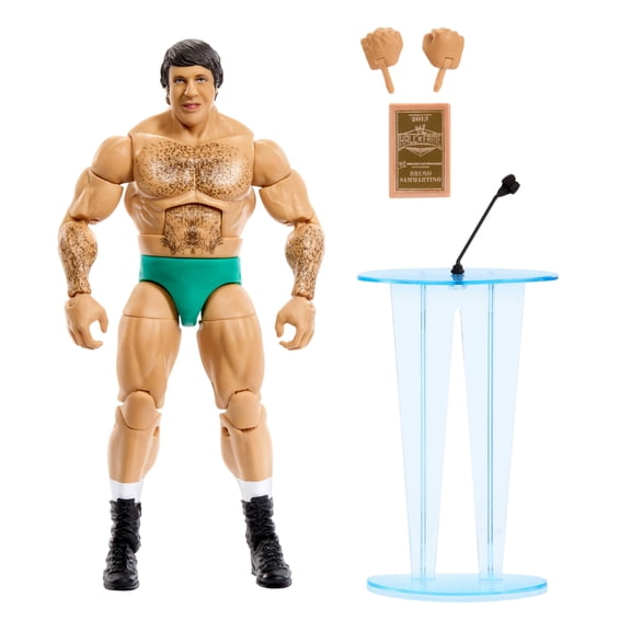 WWE Elite Bruno Sammartino Action Figure, 6-inch Collectible Superstar with Articulation & Accessories