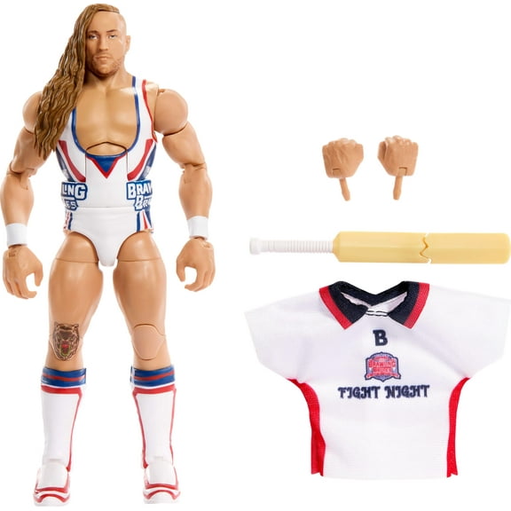 WWE Elite Butch Action Figure, 6-inch Collectible Superstar with Articulation & Accessories